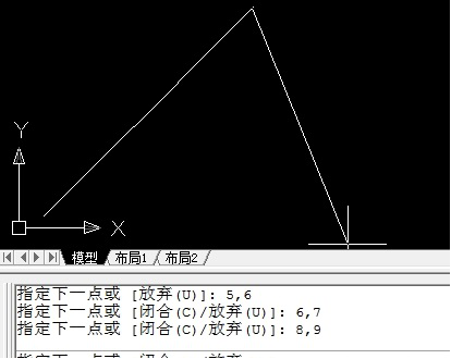 CAD如何根據(jù)坐標(biāo)值來(lái)畫直線或多線段