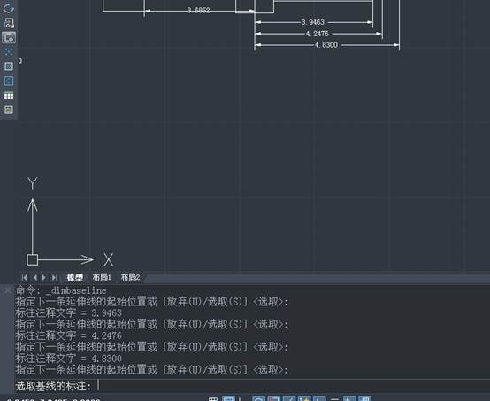 CAD中如何創(chuàng)建標(biāo)注基線(xiàn)尺寸