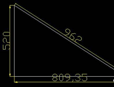 如何用CAD畫圖測(cè)算三角形的邊長(zhǎng)