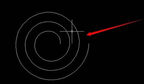 CAD怎么繪制平面螺旋線