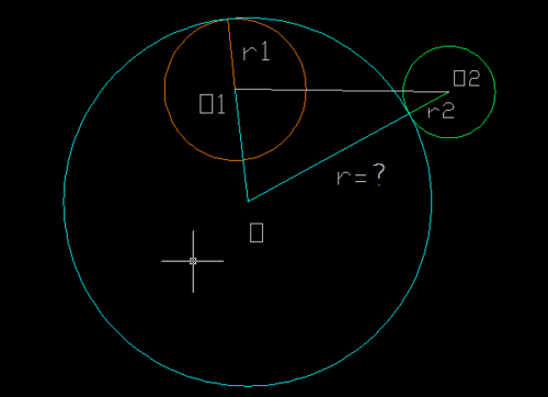 cad畫一個圓與另兩圓內(nèi)切、外切.png