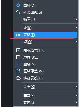 CAD中如何快速學會表格的使用方法