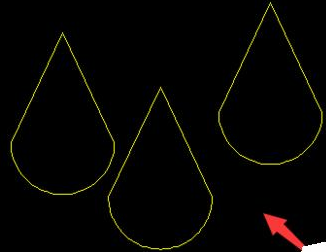 怎樣在CAD中快速繪制水滴？